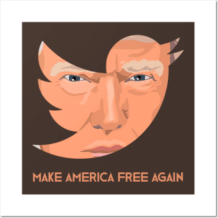 Make America Free Again T-Shirt Posters and Art